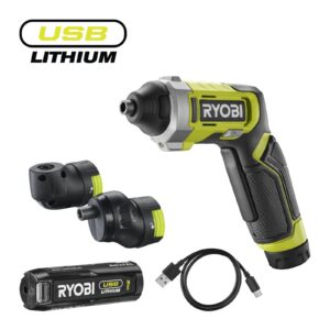 Kit de șurubelnițe USB Lithium 4V (1x 2,0Ah) Ryobi RSD4-120TA2
