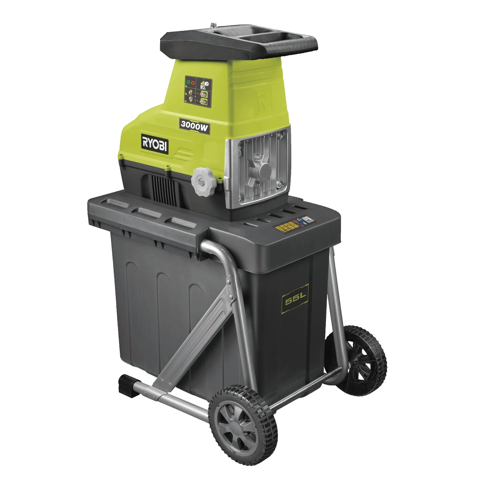 Mărunțitor silențios de 3000W, capacitate de tăiere 45mm Ryobi RSH3045U - imagine 2