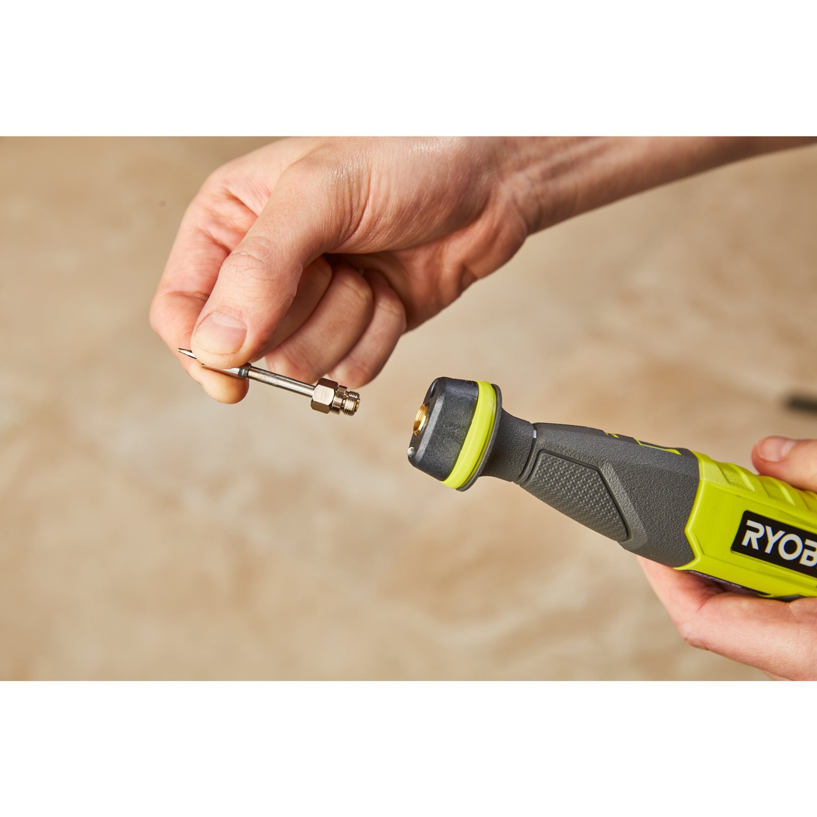 Fier de lipit USB Lithium 4V (1 x 2.0Ah) Ryobi RSI4-120G - detaliu 1