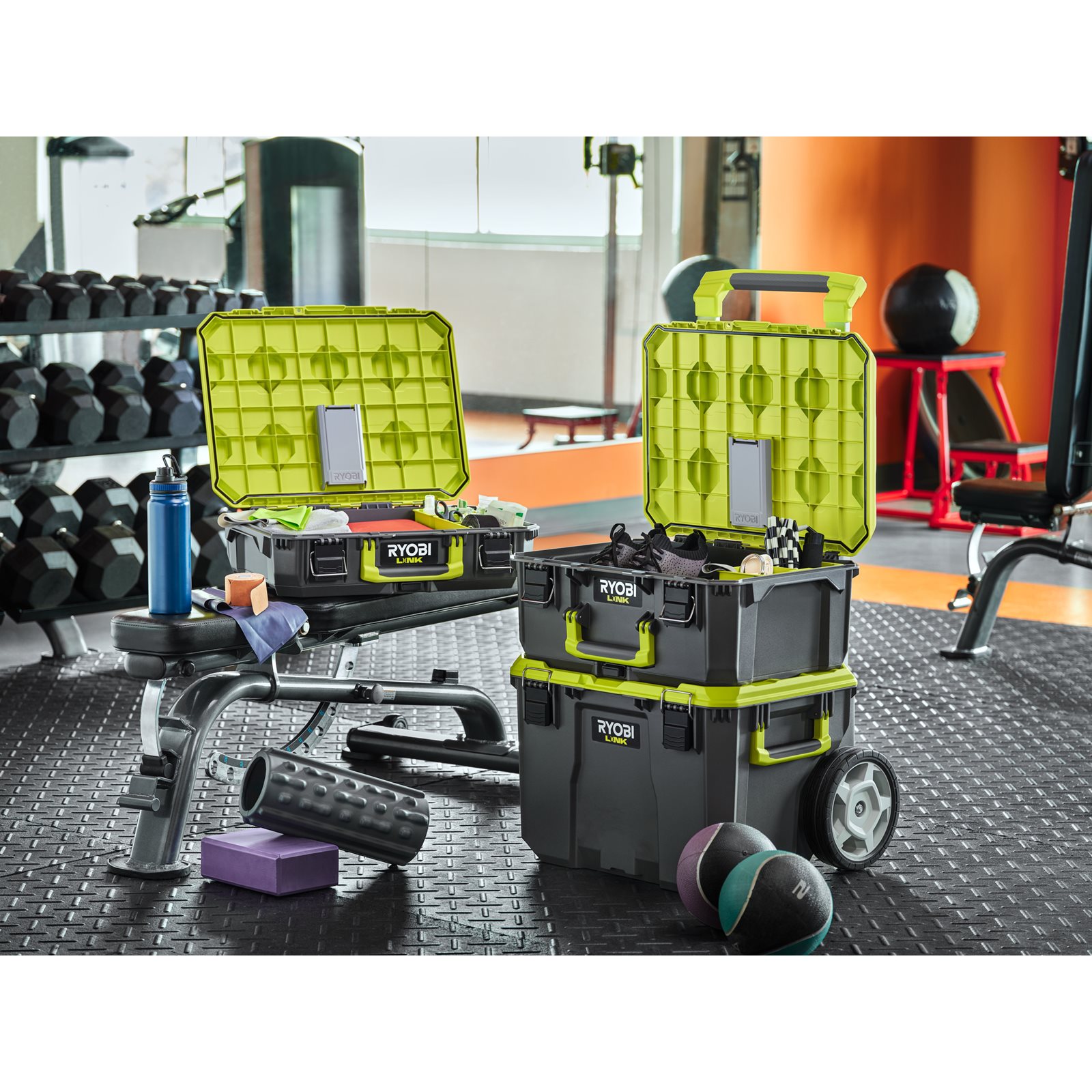 Cutie de scule pe roți RYOBILINK Ryobi RSL201 - in utilizare 3
