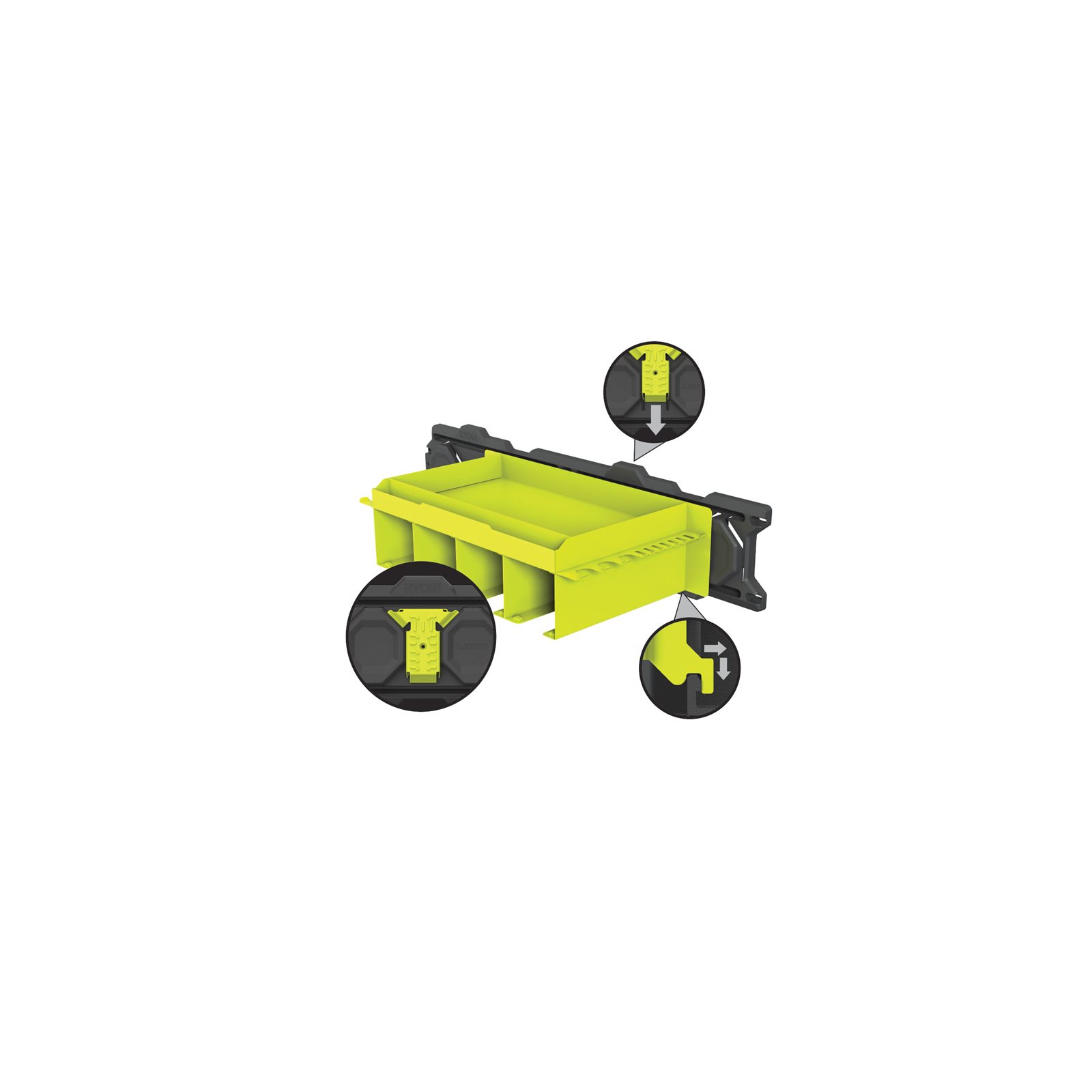 Organizator de rafturi pentru unelte RYOBILINK Ryobi RSLW401 - detaliu 1