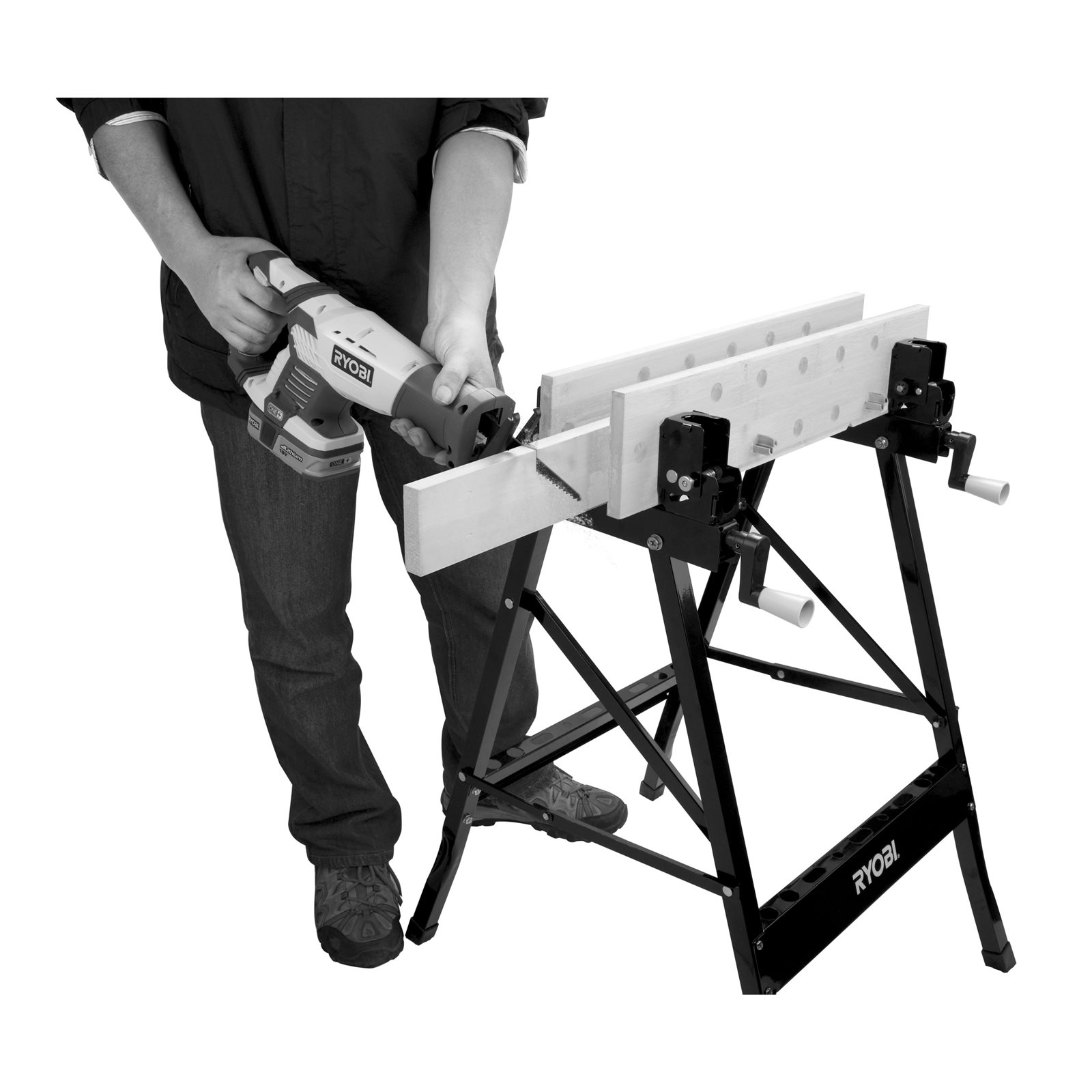 Masă de lucru reglabilă, pliabilă Ryobi RWB02 - detaliu 1