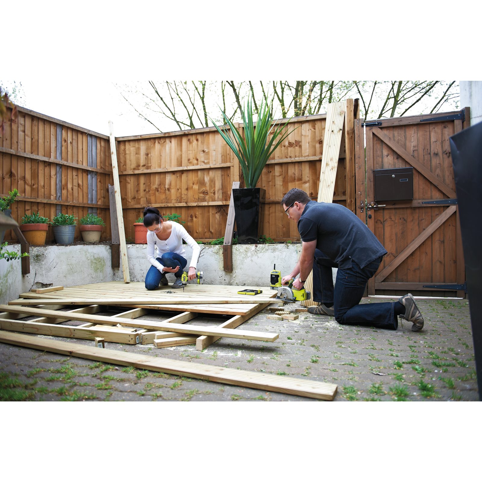 Fierăstrău circular 18V ONE+ Ryobi RWSL1801M - in utilizare 6