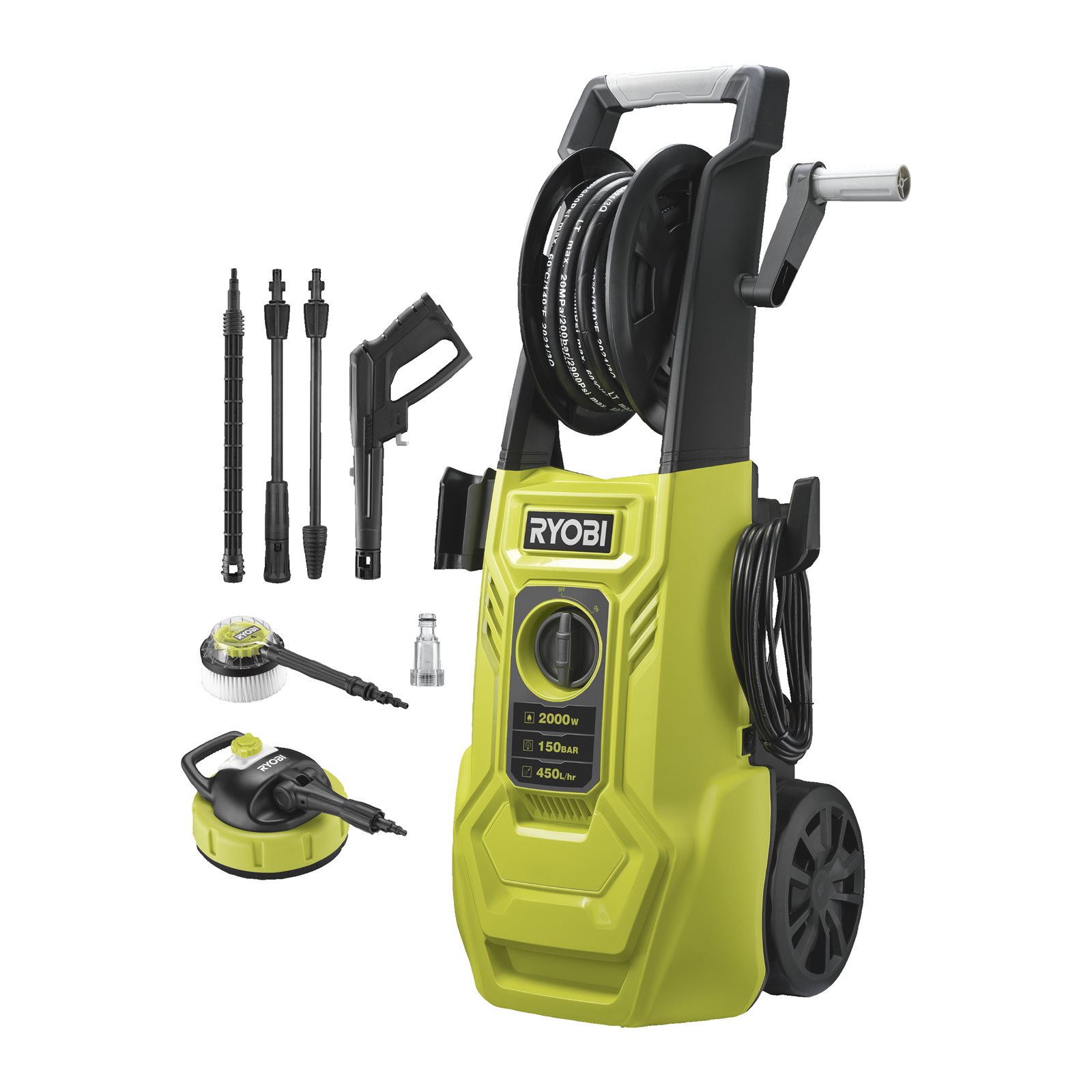Aparat de spălare cu presiune 150 BAR Ryobi RY150PWA