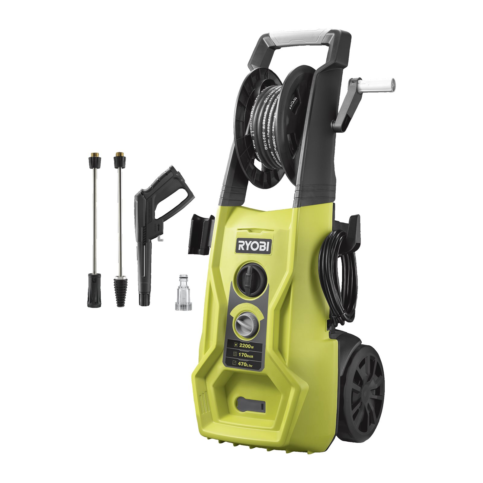 Aparat de spălare cu presiune 170 BAR Ryobi RY170PWA