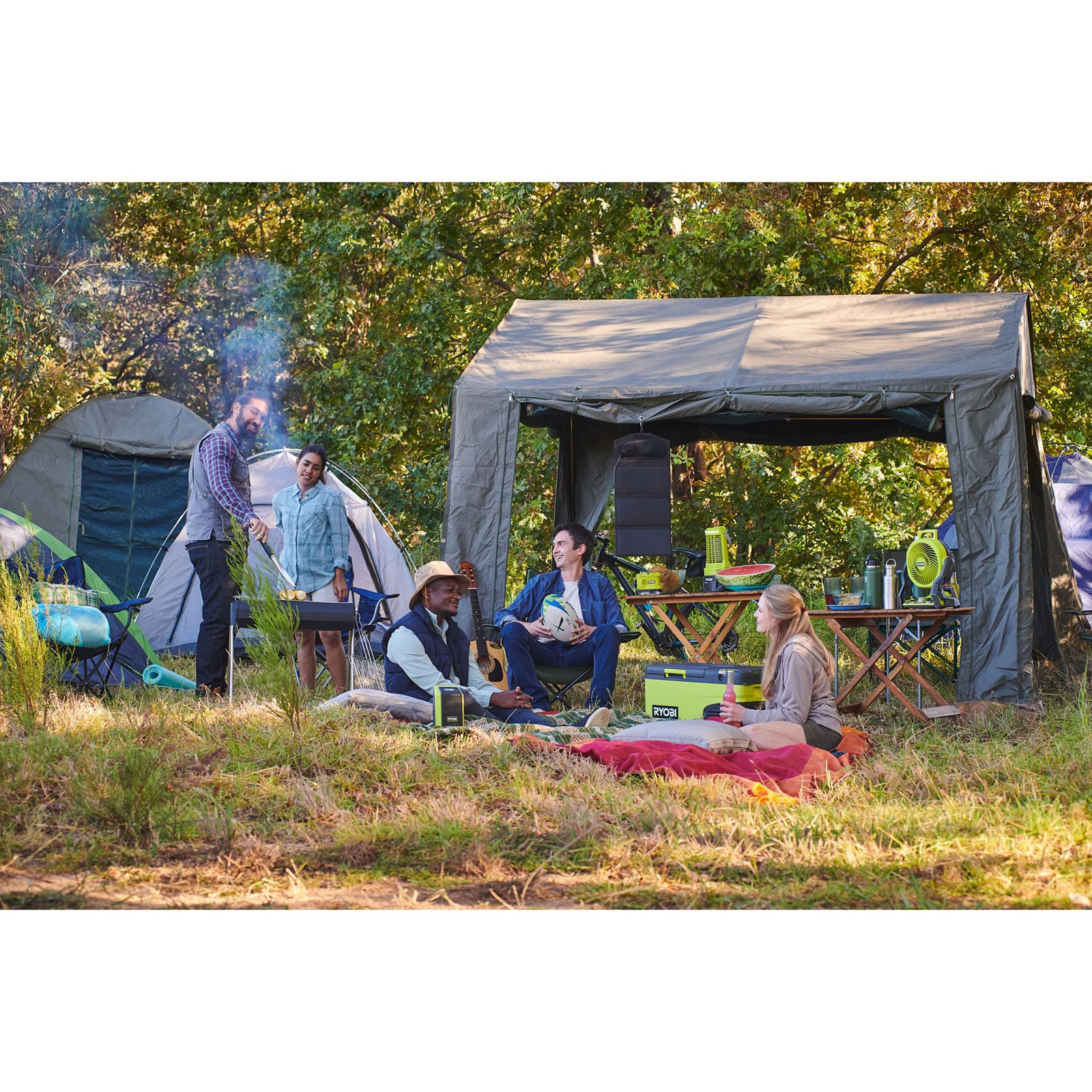 Răcitor electric 18V Ryobi RY18CB23A-0 - in utilizare 5