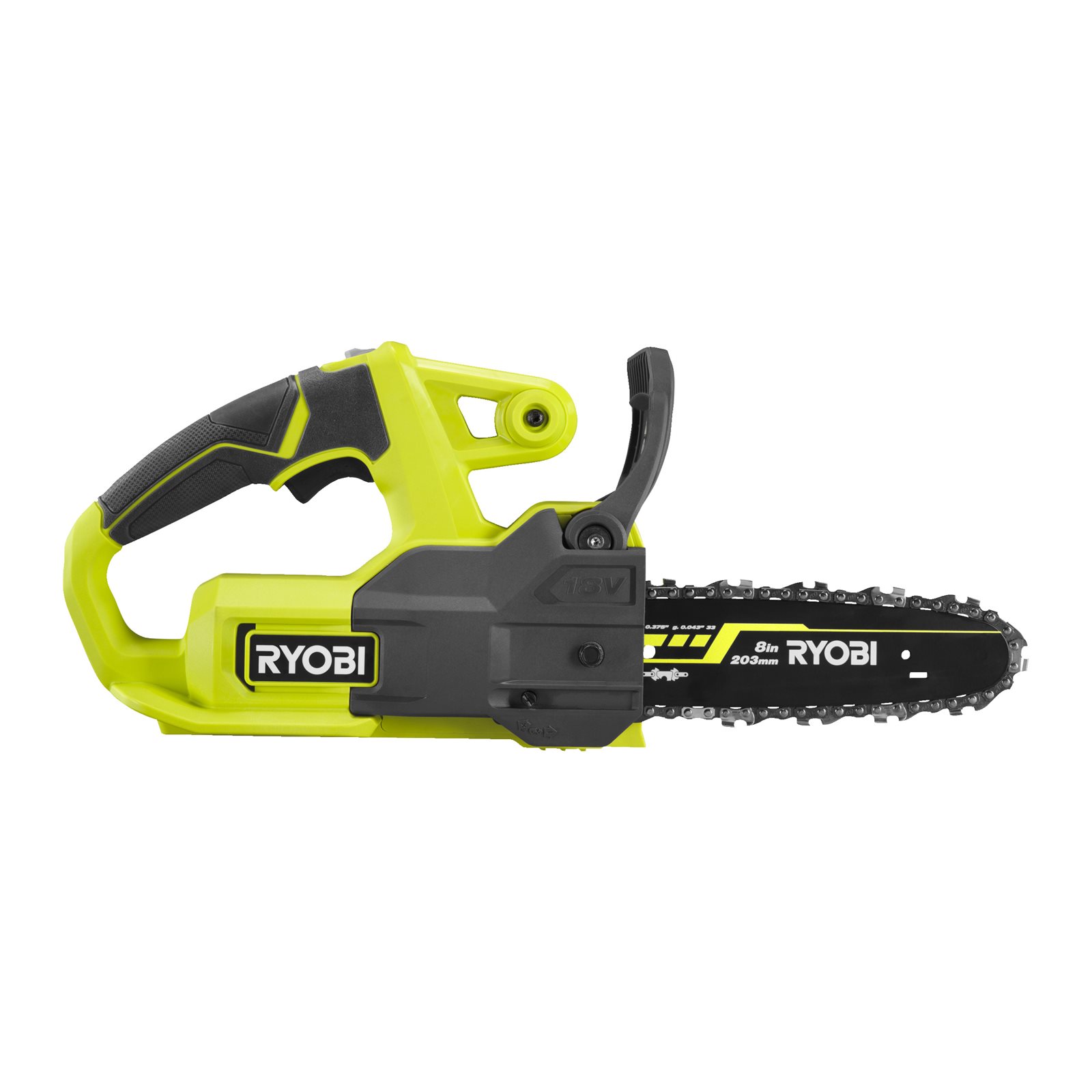 Fierăstrău cu lanț 18V ONE+, bară 20cm Ryobi RY18CS20A-0 - imagine 3