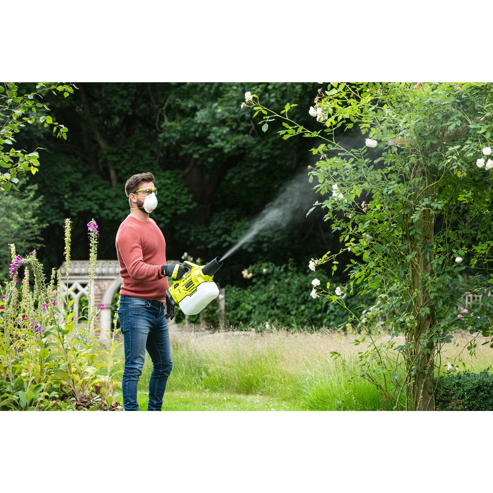 Nebulizator 18V ONE+ Ryobi RY18FGA-0 - in utilizare 1