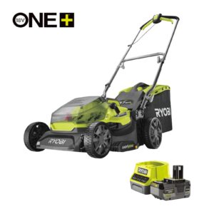 Mașină de tuns gazonul 18V ONE+, punte 37cm (1 x 4,0 Ah) Ryobi RY18LM37A-140