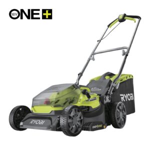 Mașină de tuns gazonul 18V ONE+, motor fără perii, punte 37cm Ryobi RY18LMX37A-0