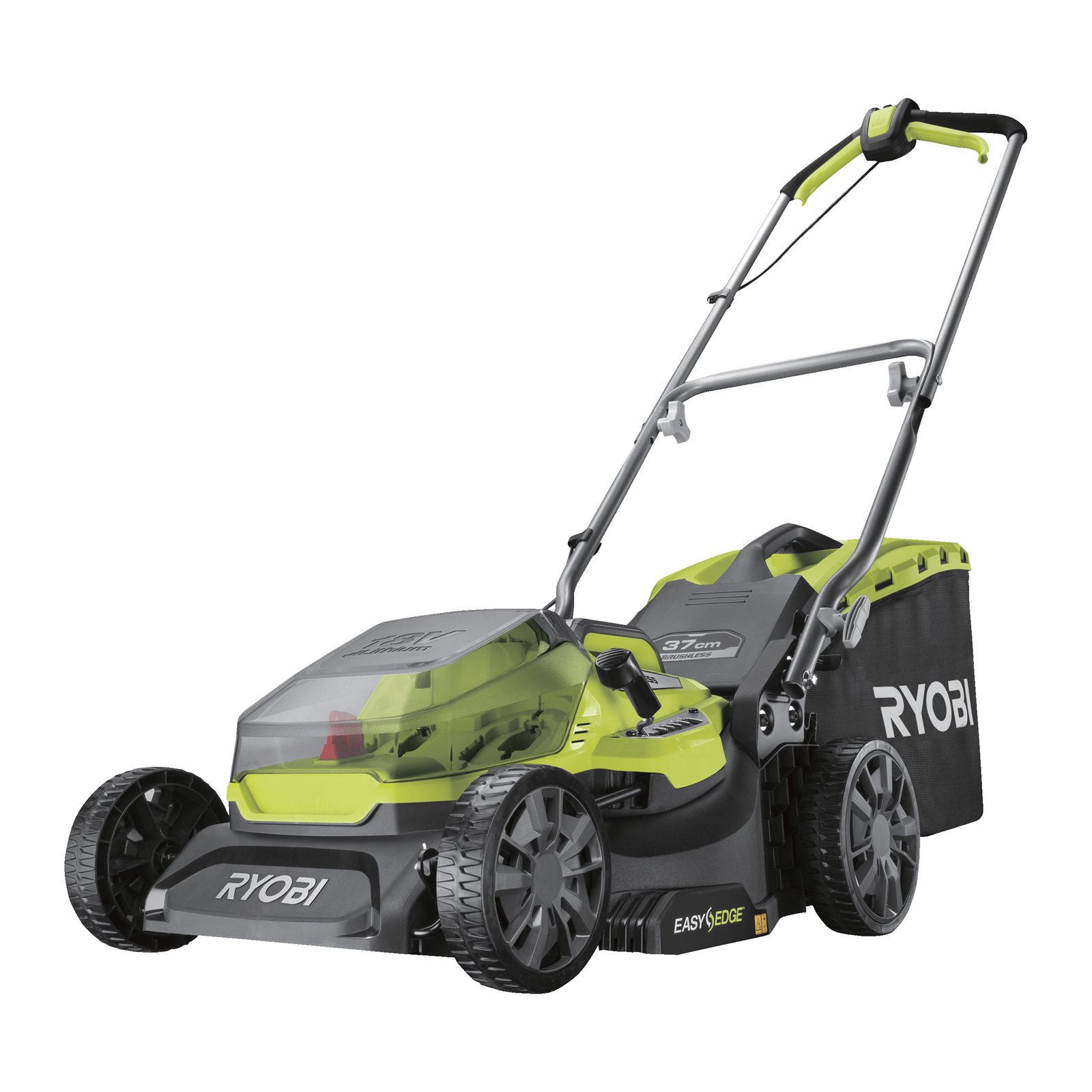 Mașină de tuns gazonul 18V ONE+, motor fără perii, punte 37cm Ryobi RY18LMX37A-0 - imagine 2