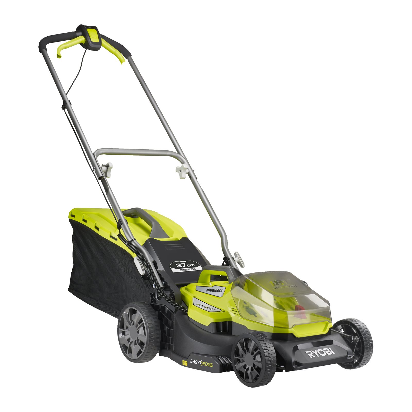 Mașină de tuns gazonul 18V ONE+, motor fără perii, punte 37cm Ryobi RY18LMX37A-0 - imagine 3