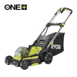 Mașină de tuns iarba fără perii 18V ONE+ de 40cm Ryobi RY18LMX40C-0