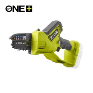 Fierăstrău de mână fără cablu 18V de 10 cm, cu motor fără perii Ryobi RY18PSX10A-0