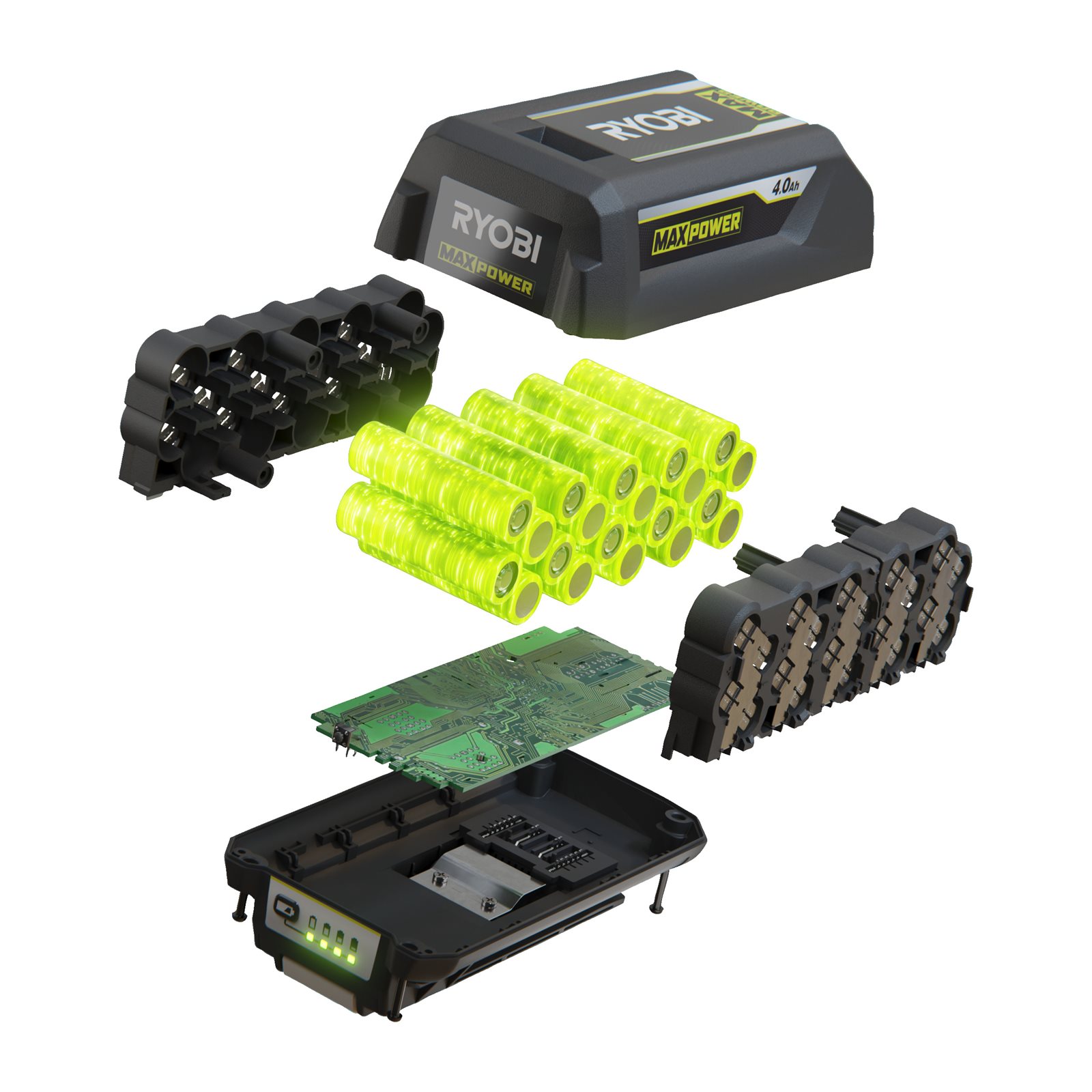 Baterie MAX POWER 4.0Ah Litiu+ MAX POWER Ryobi RY36B40B - in utilizare 6