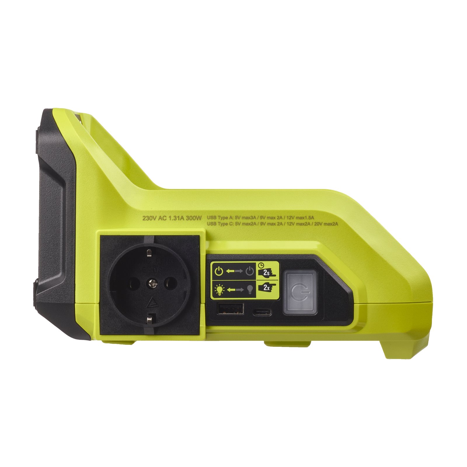 Invertor 36V MAX POWER 300W Ryobi RY36BI300A-0 - imagine 2