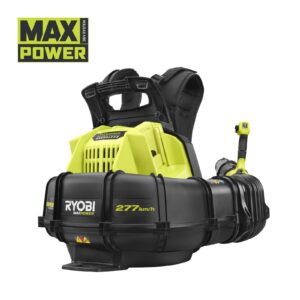 Suflantă fără fir cu motor fără perii MAX POWER WHISPER tip rucsac Ryobi RY36BPXB-0