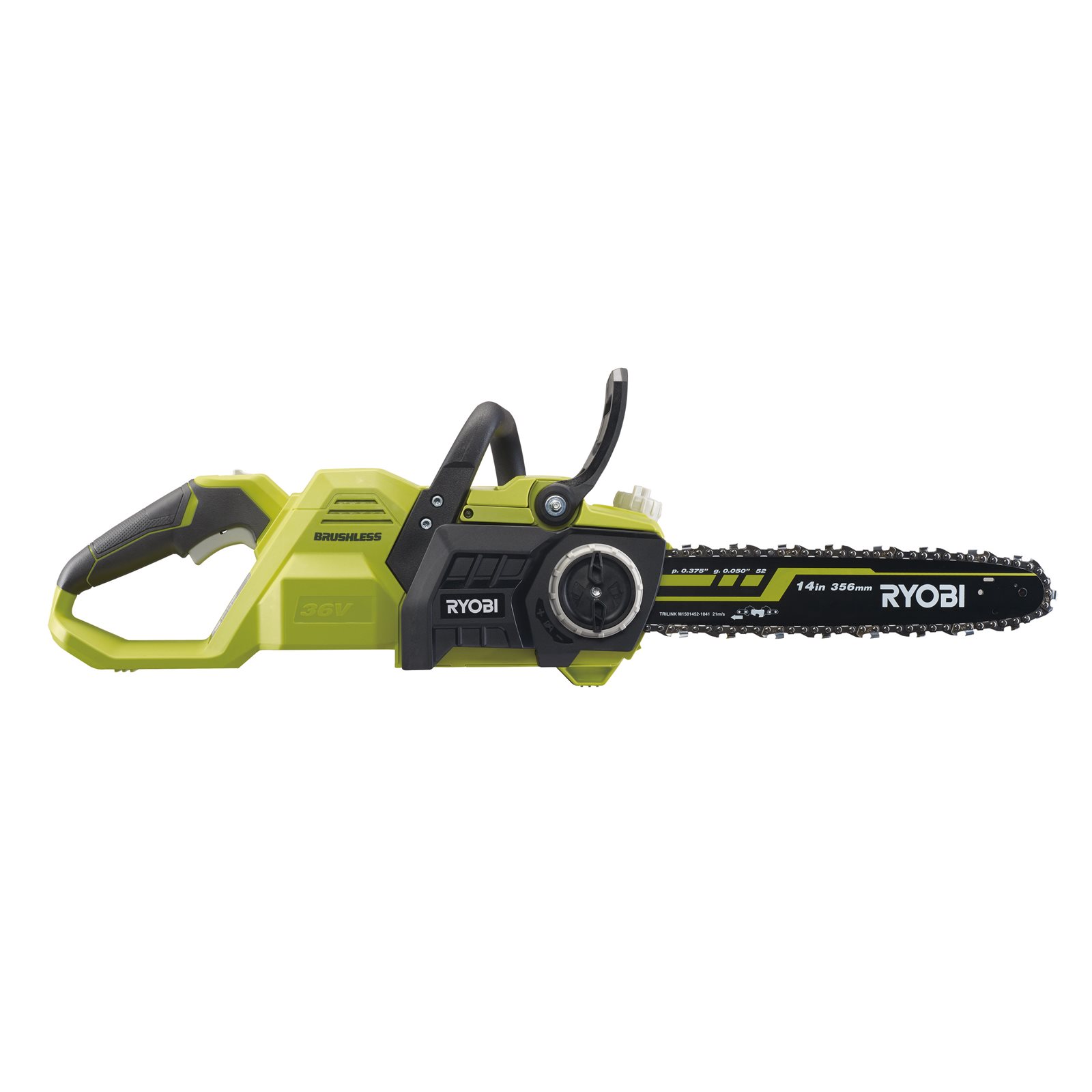 Fierăstrău cu lanț 36V MAX POWER , motor fără perii, lamă 35cm (1 x 5,0Ah) Ryobi RY36CSX35A-150 - imagine 3