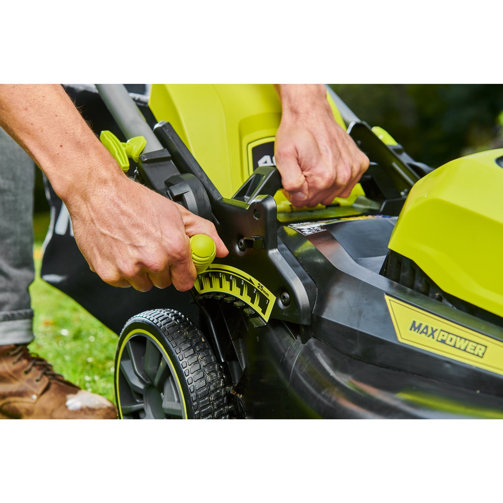 Mașină de tuns iarba fără cablu MAX POWER de 40 cm (piesă individuală) Ryobi RY36LM40A-0 - detaliu 1