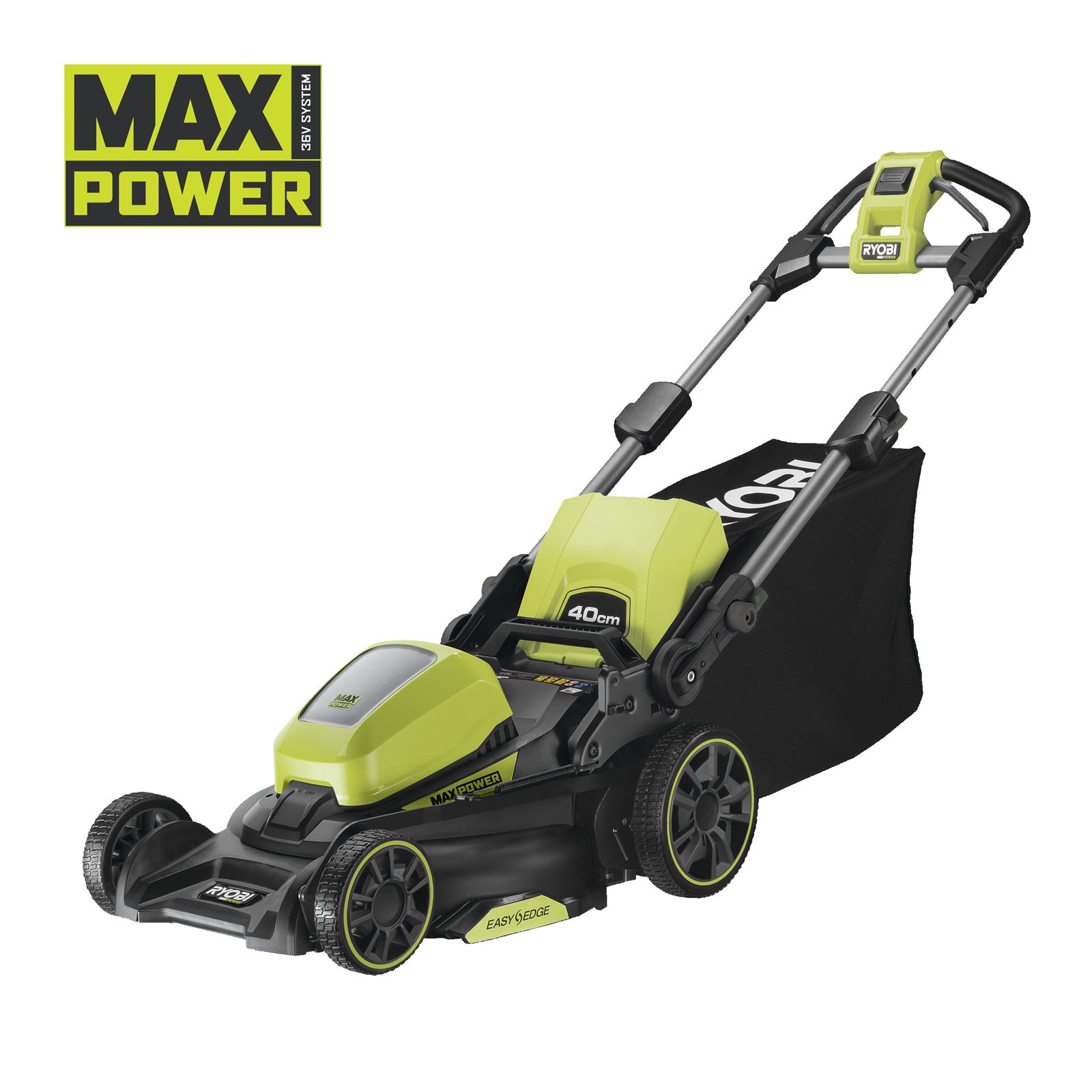 Mașină de tuns iarba fără cablu MAX POWER de 40 cm (piesă individuală) Ryobi RY36LM40A-0