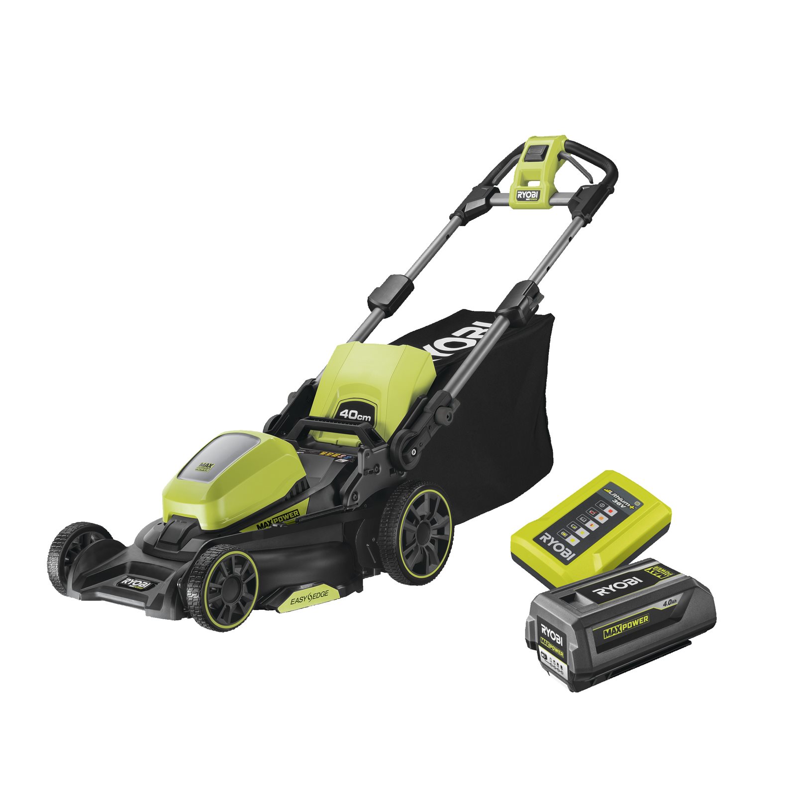 Mașină de tuns iarba fără cablu MAX POWER de 40 cm (1 x 4,0 Ah) Ryobi RY36LM40A-140 - imagine 2