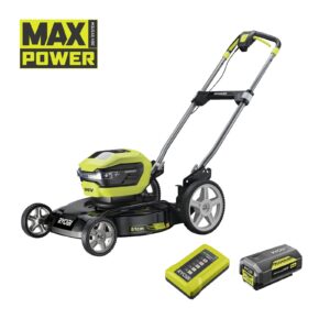 Mașină de tuns gazon / mulcire 36V MAX POWER, motor fără perii, punte 51cm (1 x 4.0Ah) Ryobi RY36LMMX51A-140