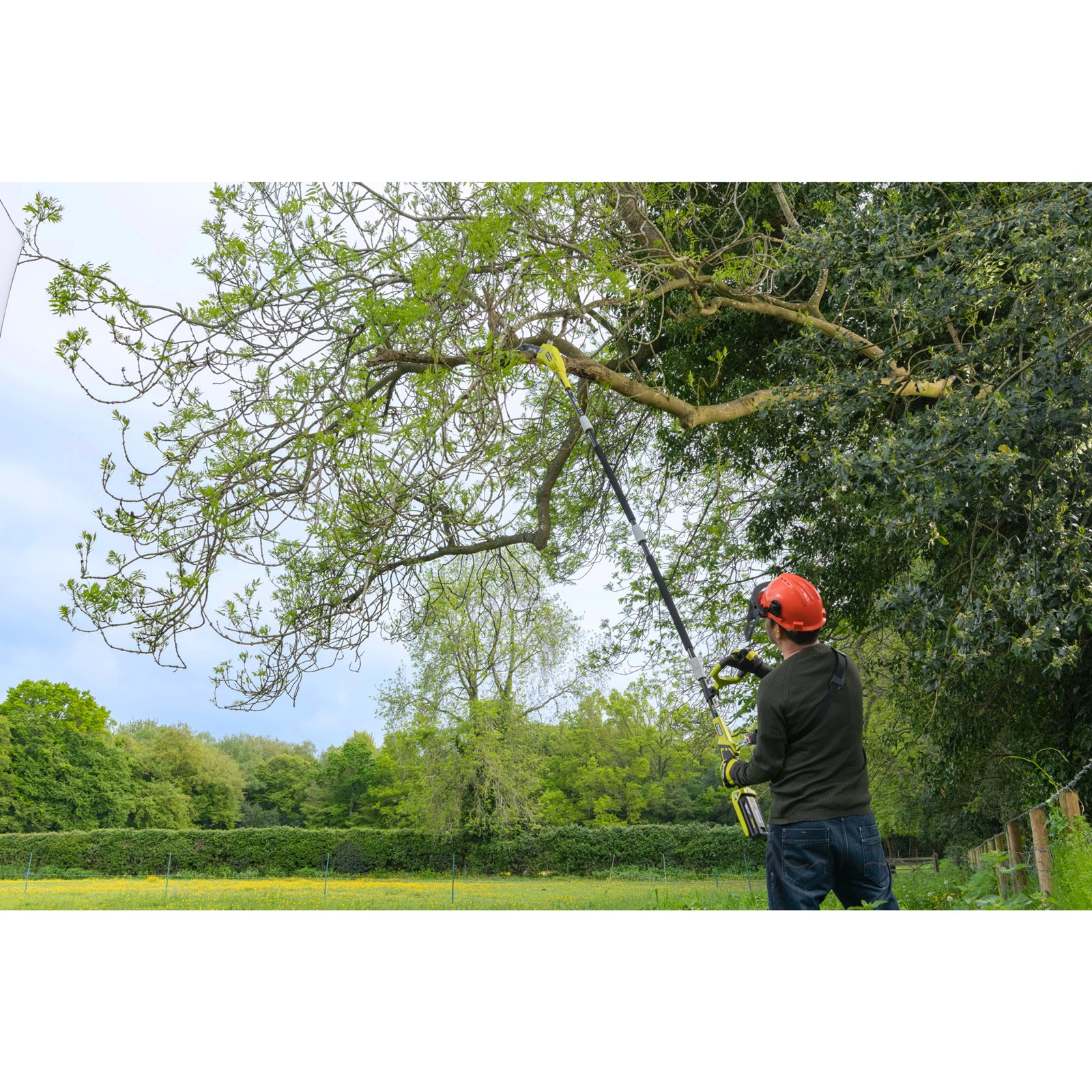 Ferăstrău telescopic MAX POWER 25cm Ryobi RY36PP25A-0 - in utilizare 2