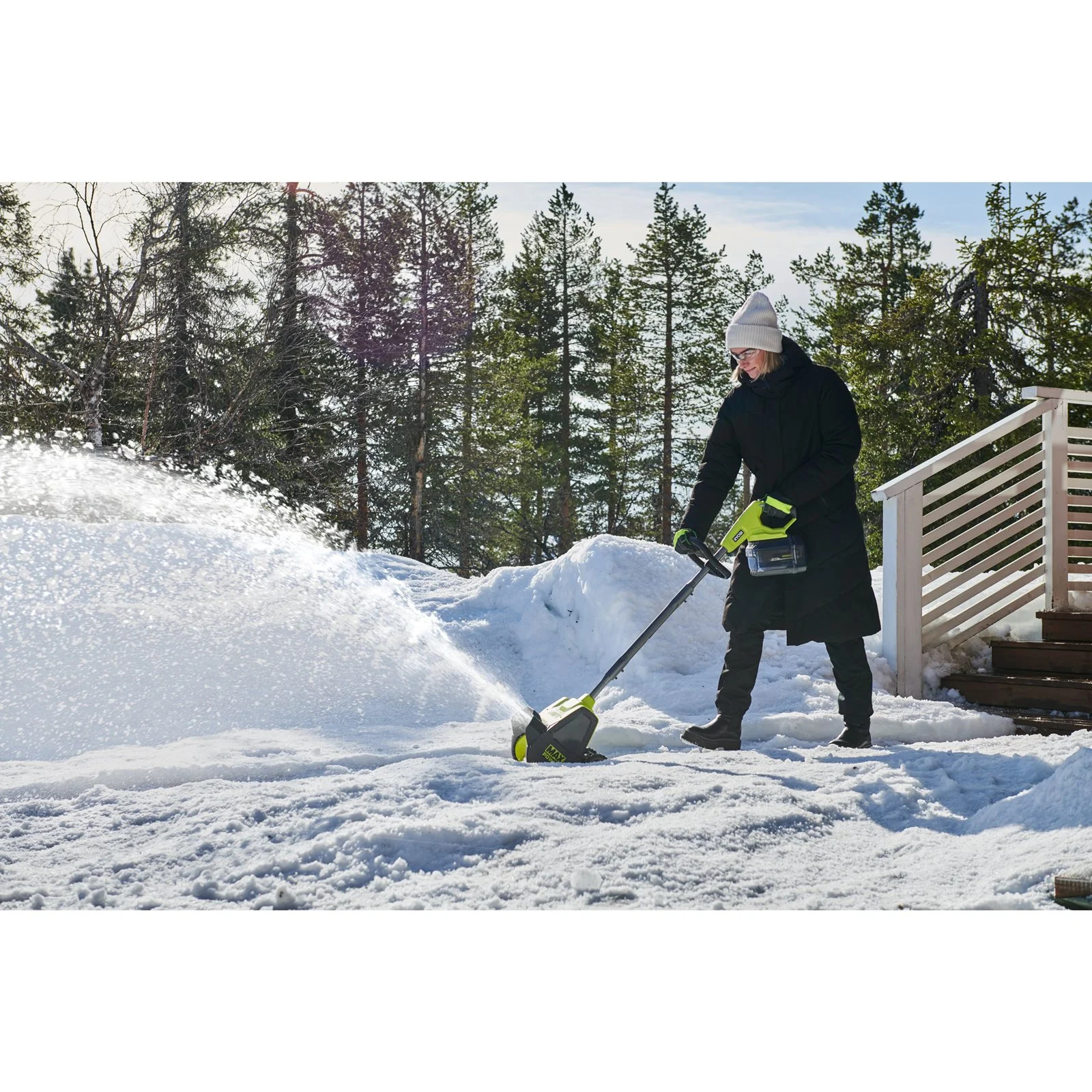 Freze de zăpadă Ryobi RY36ST30A-0 - in utilizare 4