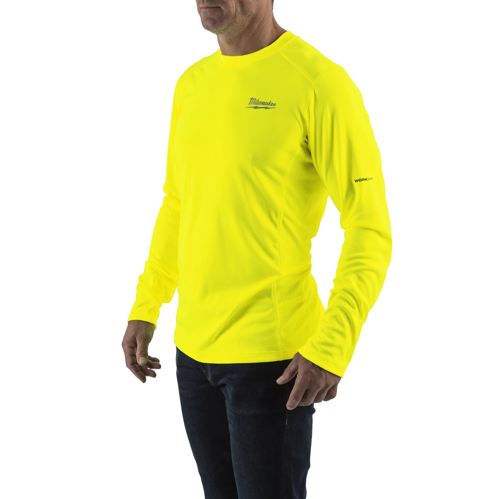 Bluză tehnică WORKSKIN Milwaukee WW LS YL S - imagine 2